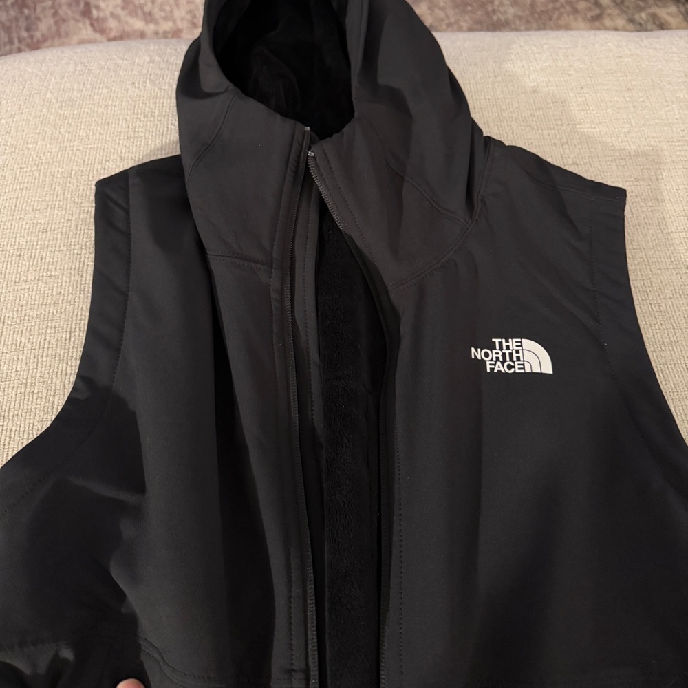 The North Face Black Hooded Vest